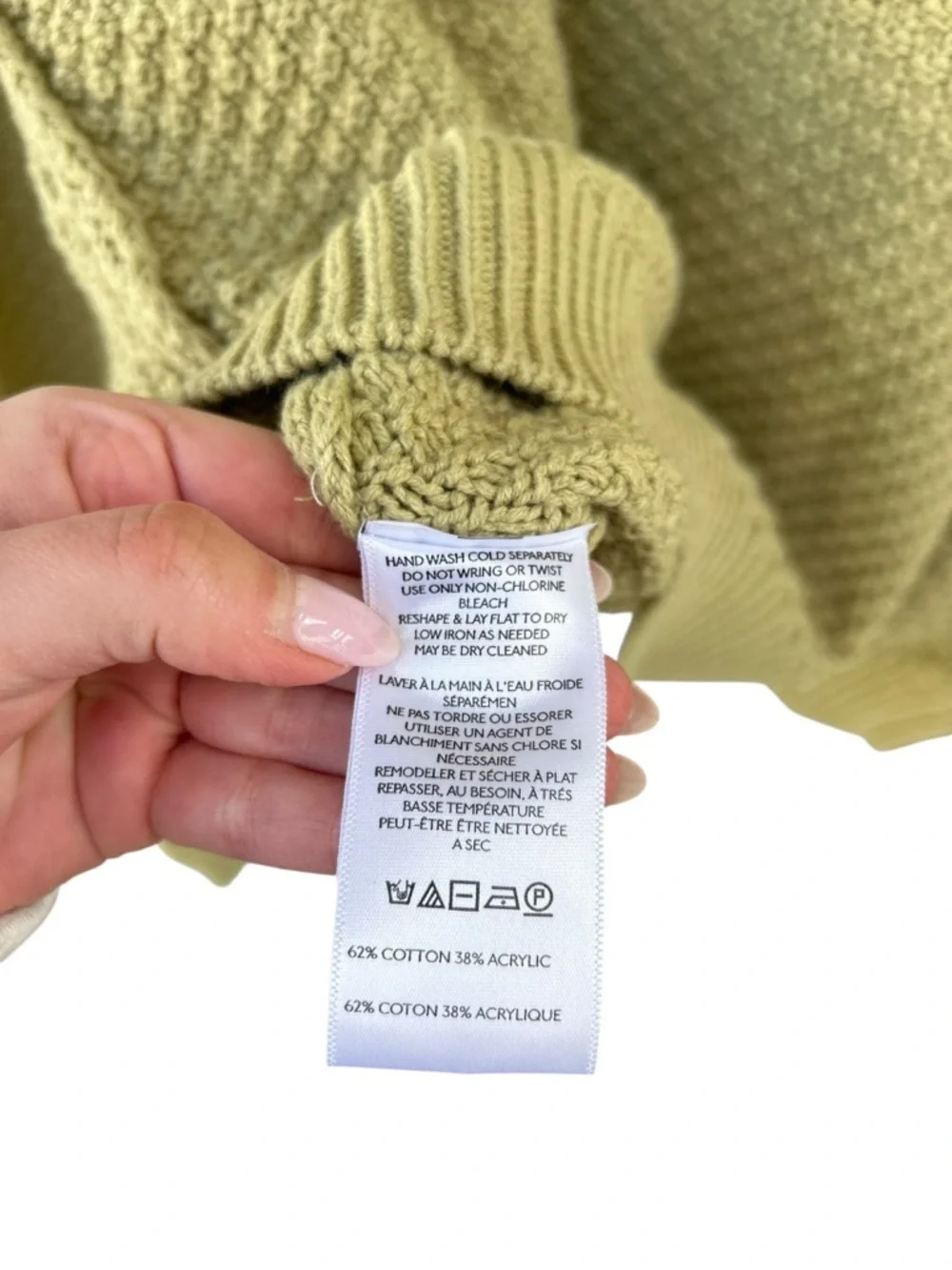 NWT Free People Lila Cardigan Sweater - Size Large - Green - Whispering Willow